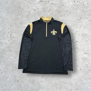New Orleans Saints Fanatics Quarter Zip Pullover Men’s